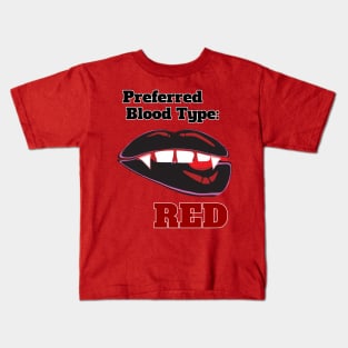 Funky Vampire Lips Kids T-Shirt